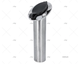 FLUSH MOUNT 60º ROD HOLDER SS