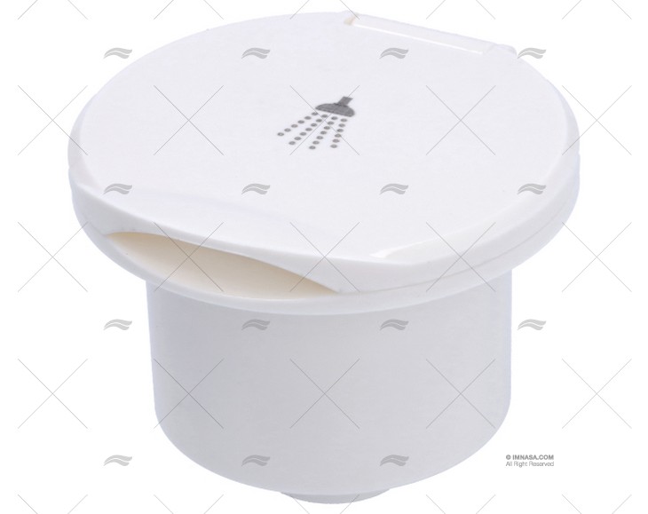 CAJA DUCHA BLANCA TAPA BLANCA