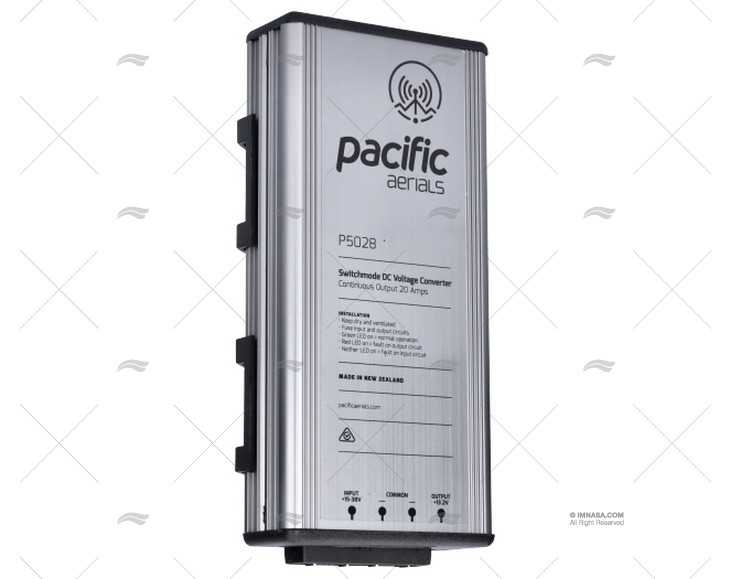 CONVERTIDOR DC-DC 24-12V 20AMP PACIFIC AERIALS