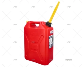 RED PLASTIC FUEL TANK 20L MILITARY TYPE