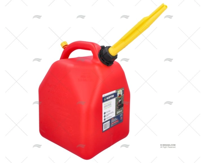 DEPOSITO COMBUSTIBLE  20L SCEPTER ROJO SCEPTER