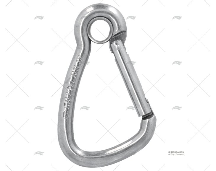 SPRING HOOK WITH RING S.S316 85 KONG KONG