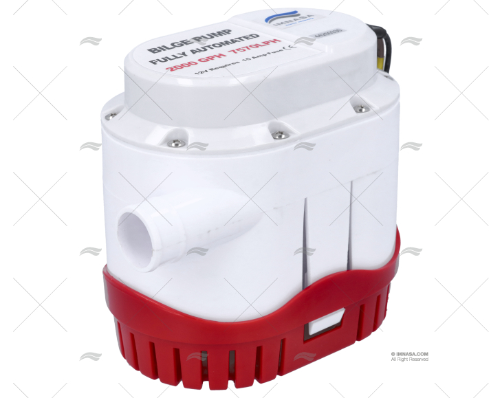 BILGE PUMP AUTO 2000 GPH 12V