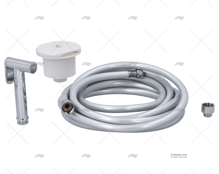 SHOWER SET W/GREY HOSE 4m AND BOX IMNASA