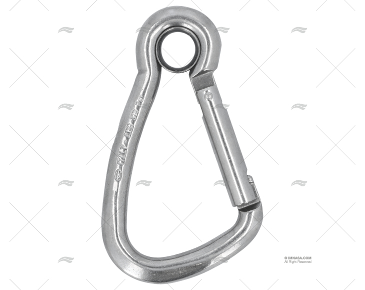 SPRING HOOK WITH RING S.S316 125 KONG KONG