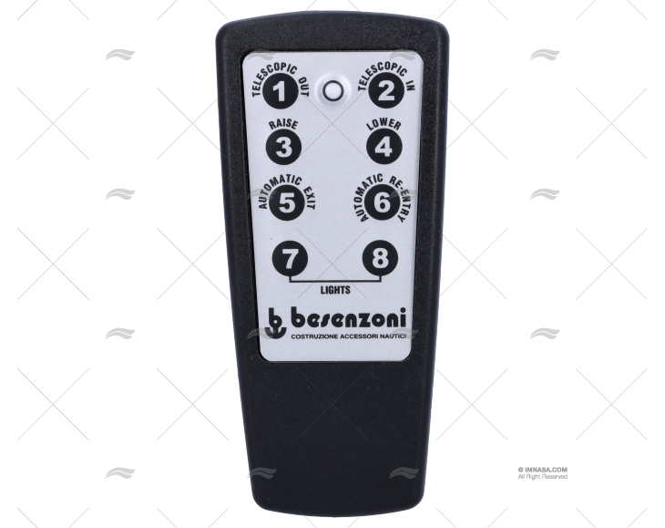 REMOTE CONTROL "PRO-LINE" 8 BUTTONS BESENZONI