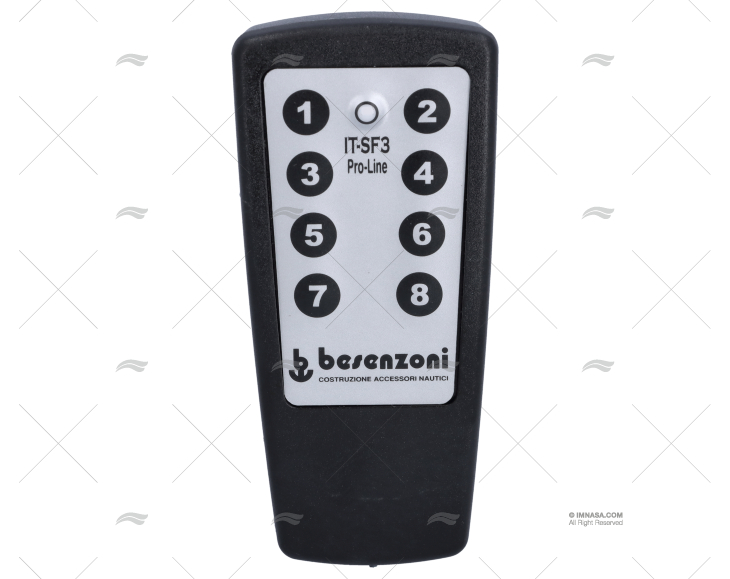 REMOTE CONTROL 8 SWITCHES NEUTRAL BESENZONI