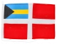 BAHAMAS MERCHANT FLAG 30x20cm ADRIA BANDIERE