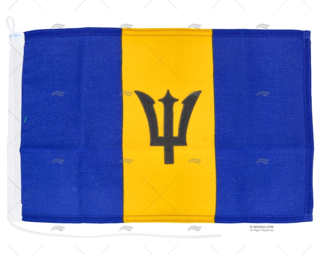 BANDEIRA BARBADOS MERCANTE 30x 20cm ADRIA BANDIERE