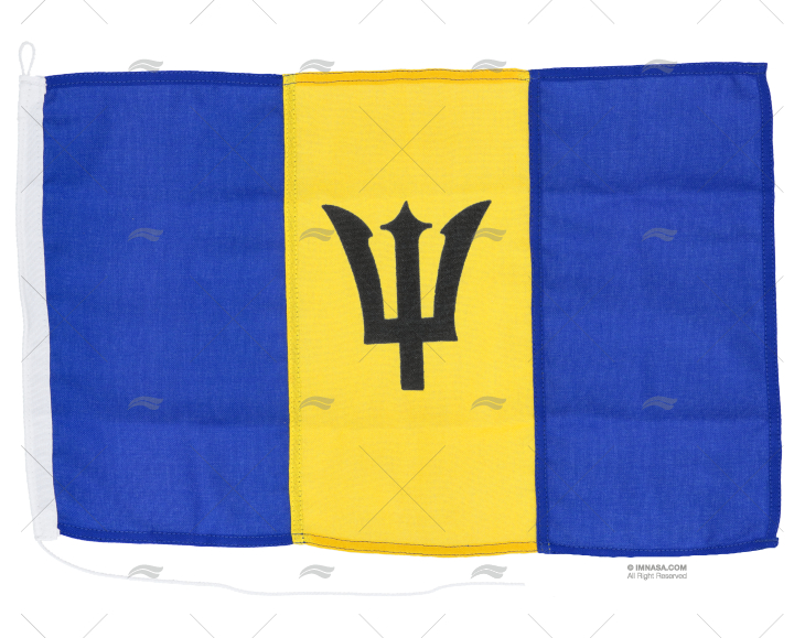 BANDERA BARBADOS MERCANTE 45x 30cm