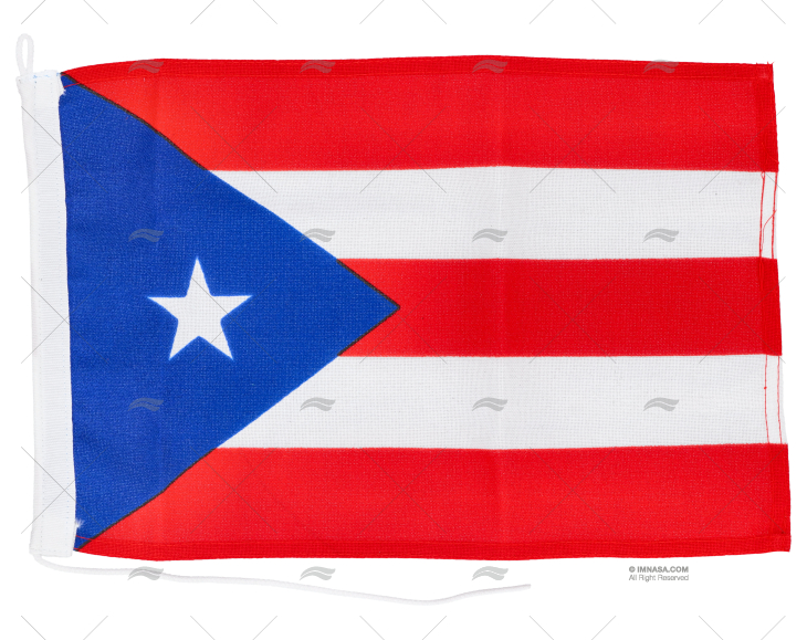 BANDEIRA PORTO RICO 30x 20cm ADRIA BANDIERE