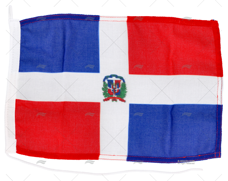 BANDERA REPUBLICA DOMINICANA 30x 20cm