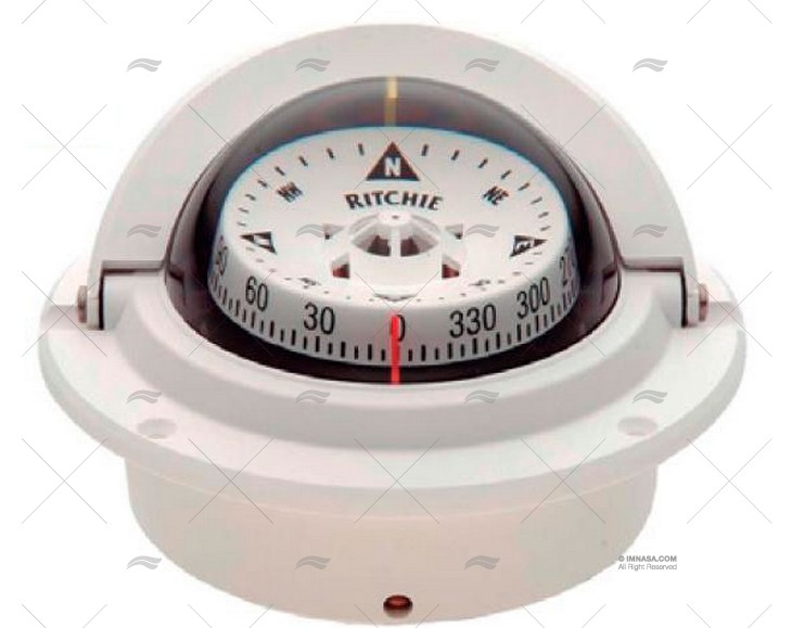 BÚSSOLA VOYAGER F-83W WHITE RITCHIE NAVIGATION