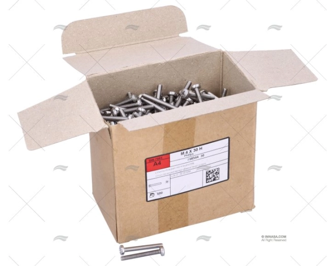 BOLT DIN7985 A4 4x30 (500)