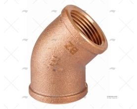 BRONZE ELBOW F-F 45º 3/8" GUIDI GUIDI