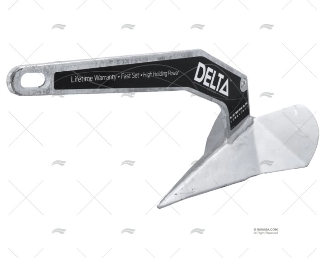 DELTA ANCHOR GALVANIZED 6kg LEWMAR