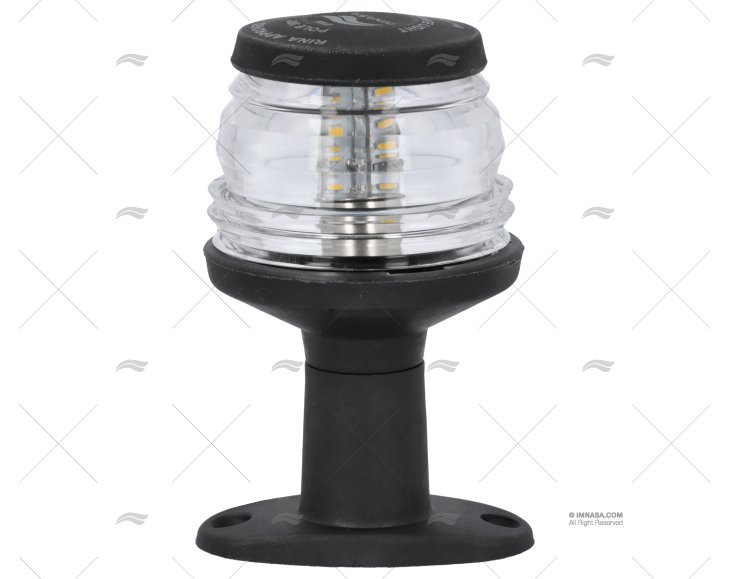 LUZ TODO HORIZONTE C/BASE 12V NEGRA LED