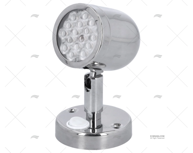 LUZ LECTURA SUPERFICIE INOX LED