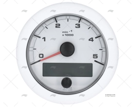 WHITE OL TACHOMETER 12/24V 5000RPMH 85mm