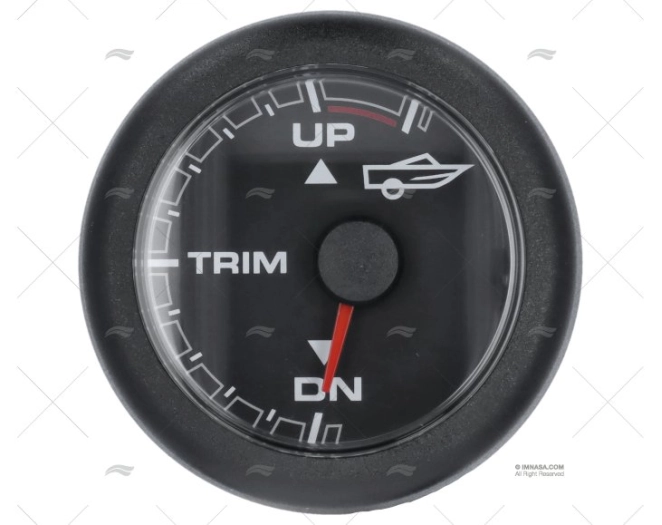 INDICADOR TRIM OL PRETO 12V 52mm VDO