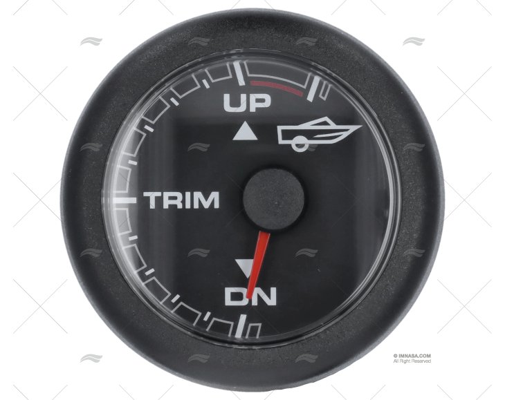 BLACK OL TRIM INDICATOR 12/24V 52mm VDO