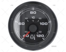 BLACK OL ENGINE  TEMP. 12/24V 120º 52mm