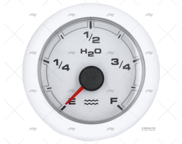 INDICADOR ÁGUA OL 12/24V 52mm BRANCO VDO