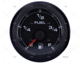 BLACK OL FUEL LEVEL GAUGE 12/24V 52mm VDO