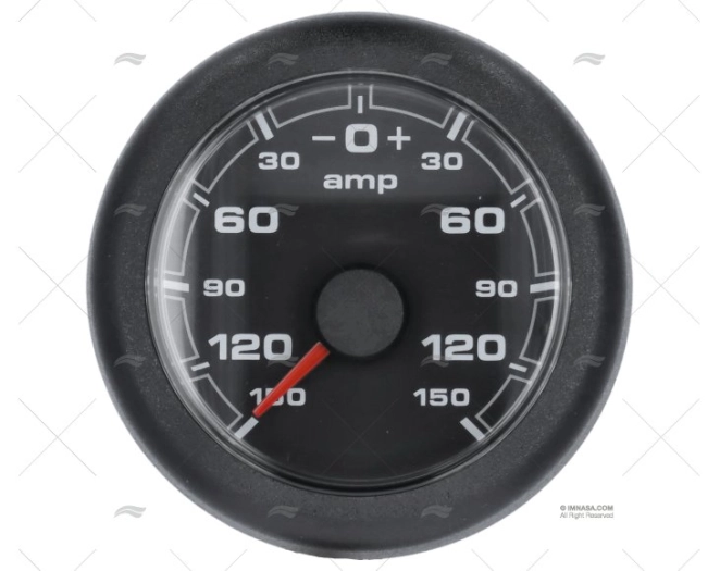 BLACK OL AMMETER 150A 12/24V 52mm