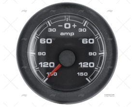 BLACK OL AMMETER 150A 12/24V 52mm