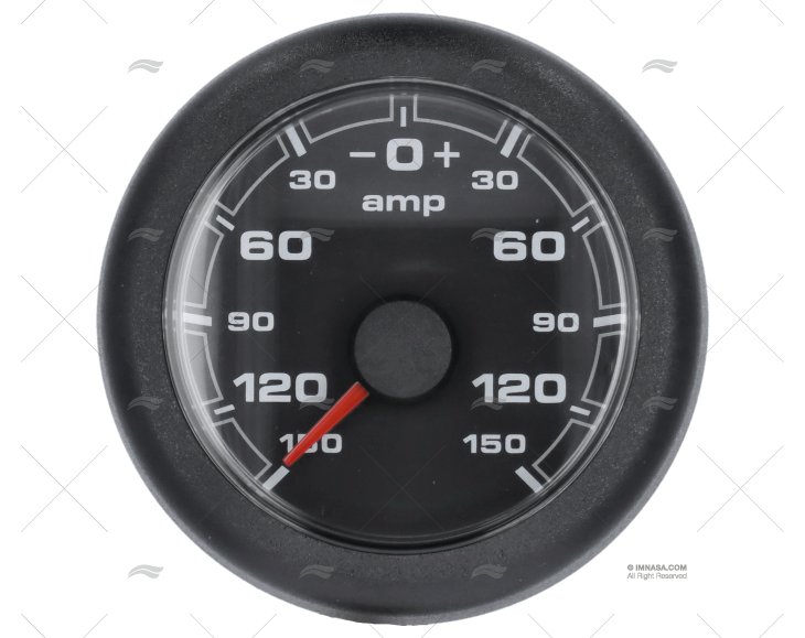 BLACK OL AMMETER 150A 12/24V 52mm VDO