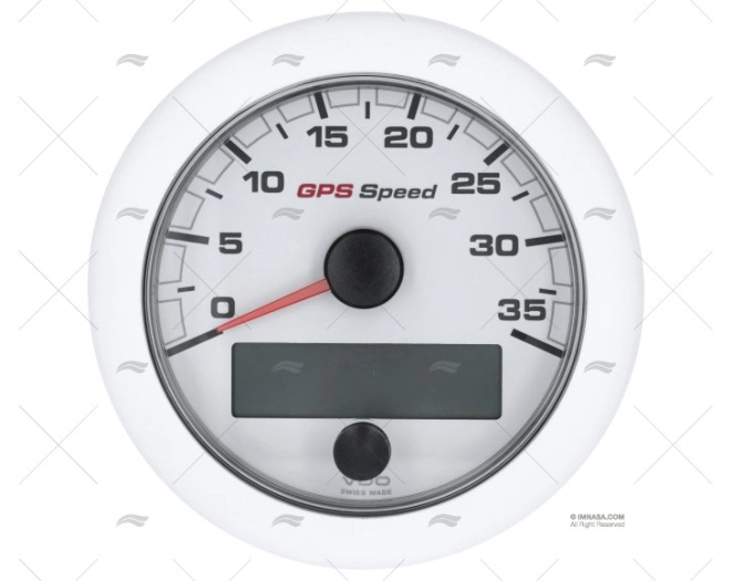 WHITE OL RAIL INDICATOR GPS 35KN 85mm VDO