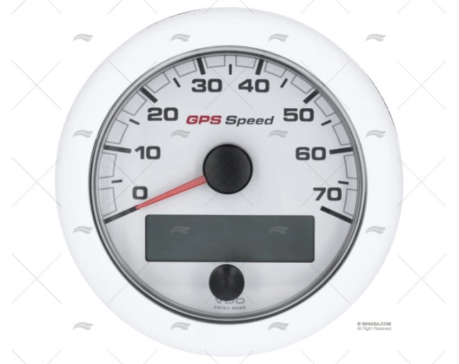 WHITE OL RAIL INDICATOR GPS 70KN 85mm VDO