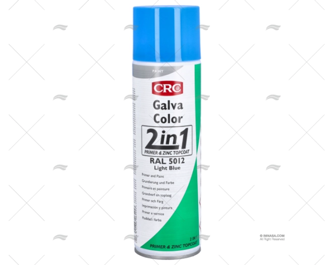 SPRAY GALVA COR RAL5012 AZUL 500Ml