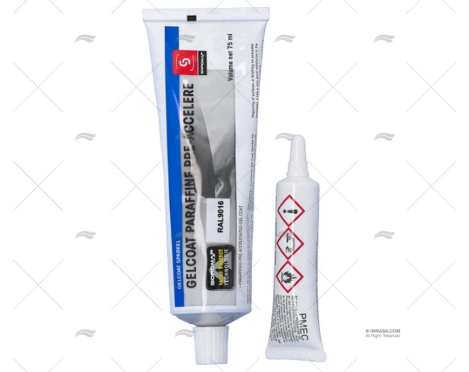 GELCOAT KIT TUBO 75ml BLANCO RAL9016