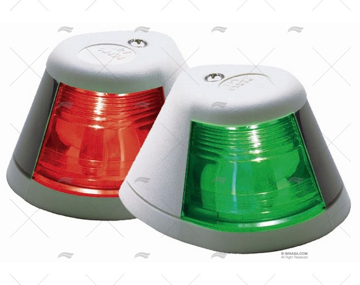 NAVIGATIONAL LIGHT PAIR RED GREEN BLACK PERKO