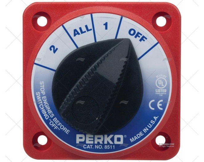 COMPACT BATTERY SELECTOR 315A 4-3/4 sq PERKO