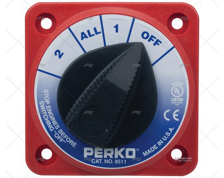 COMPACT BATTERY SELECTOR 315A 4-3/4 sq PERKO