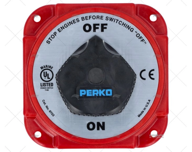 COMPACT BATTERY SELECTOR 450A 5-1/4 sq PERKO