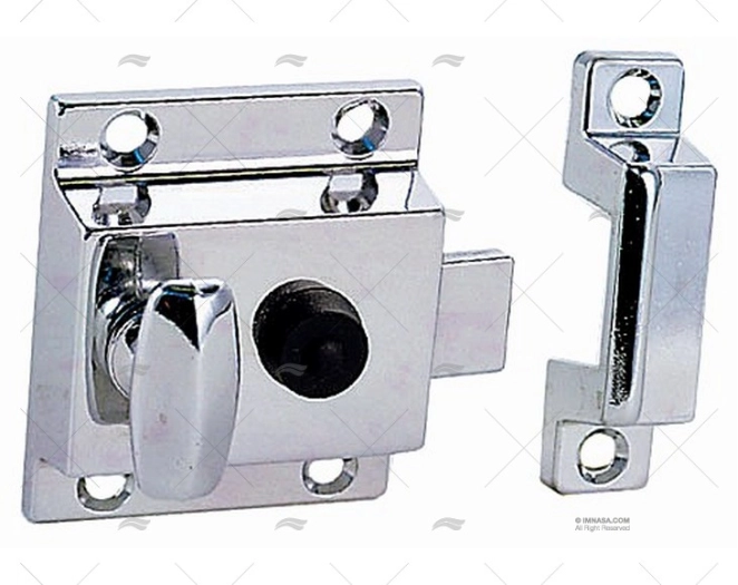 LATCH  CHROME PLATED ZINC PERKO