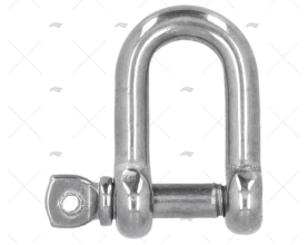 SHACKLE 'D' 4mm S.S.