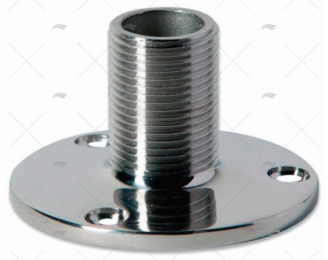 BASE FIXE PLAT 4Cm INOX SCOUT