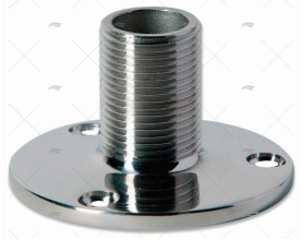 BASE FIXE PLAT 4Cm INOX SCOUT