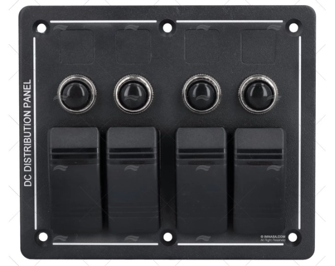 FLAT SWITCH PANEL LED  ON/OFF 4