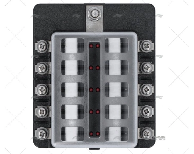 CAJA PORTAFUSIBLE TORNILLOS 10