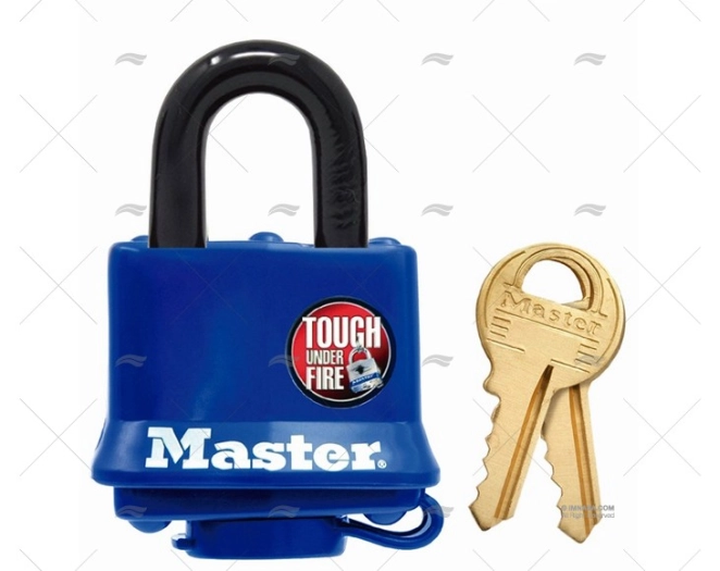 CADENAS 40mm PROTECTION THERMOPLAST. FEU MASTER LOCK