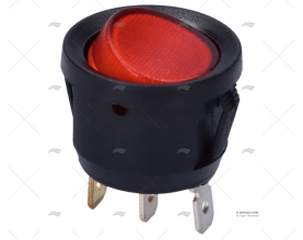 INT. ON-OFF 10A/12V/3PIN LUZ ROJA