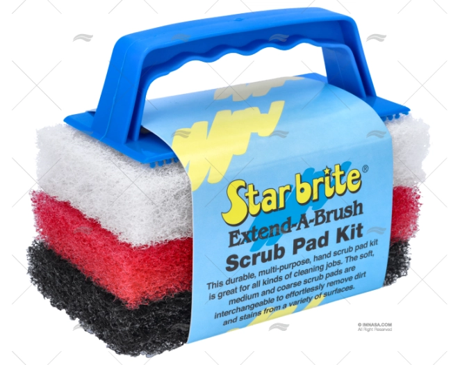 HANDLE KIT SCOURING SPONGE STAR BRITE