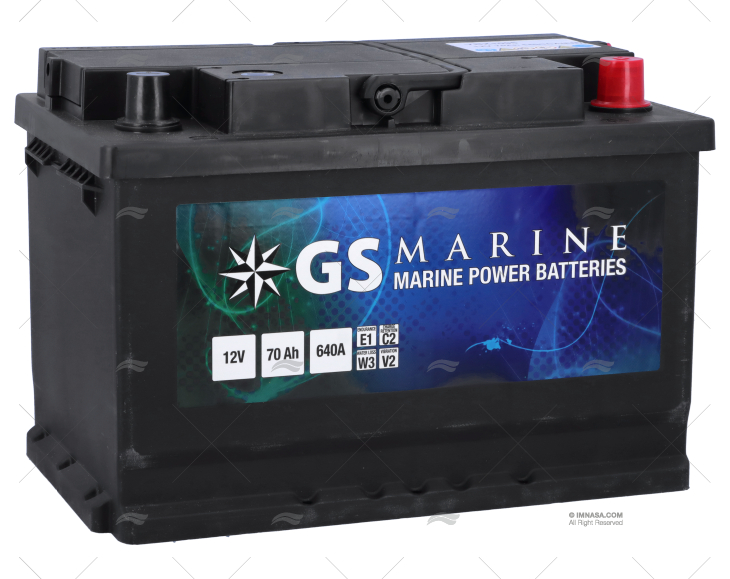 BATERIA  70A ARRANQUE GS MARINE IMNASA