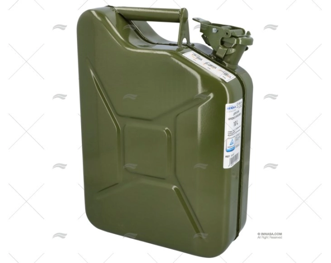 METAL JERRYCAN FOR PETROL 10L